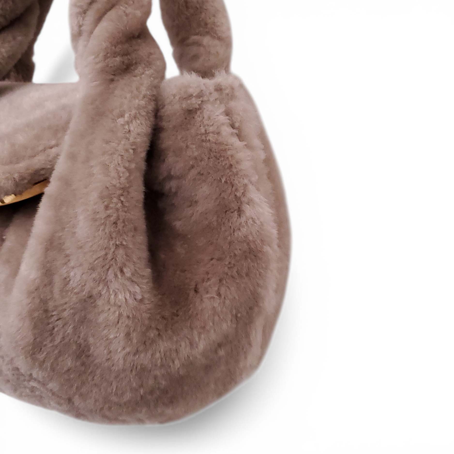 FENDI TAUPE TEDDY SMALL SPY BAG