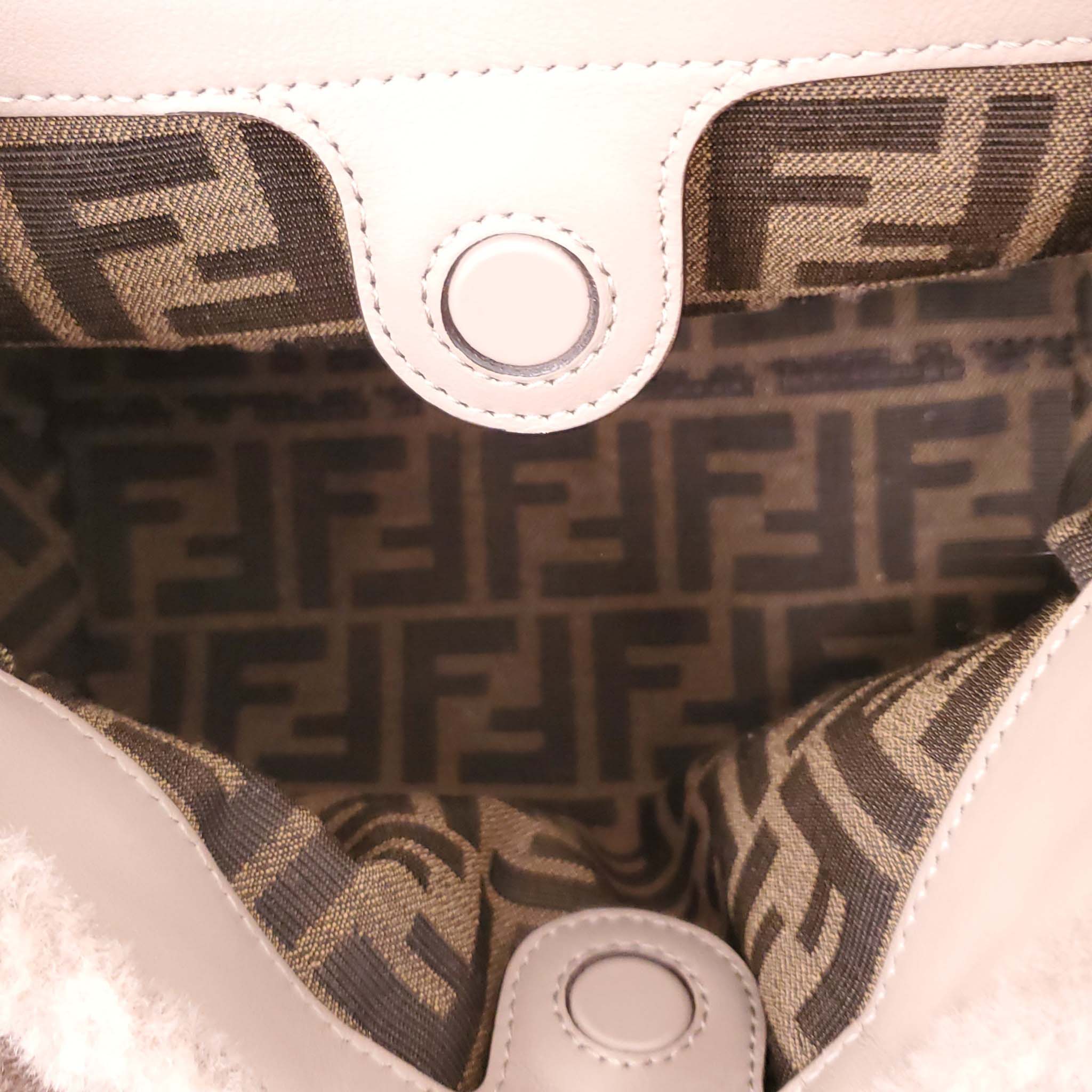 FENDI TAUPE TEDDY SMALL SPY BAG