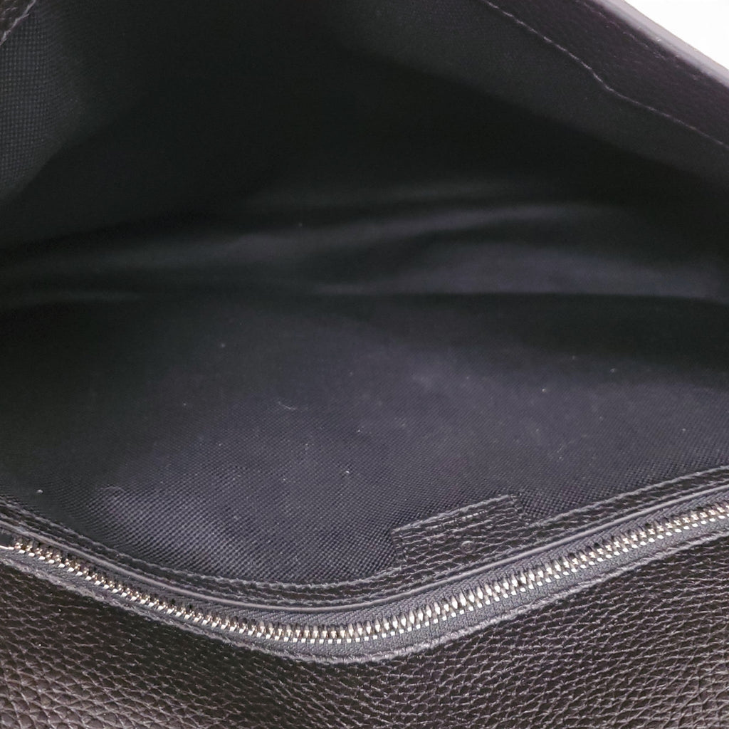 GUCCI BLACK CALFSKIN LEATHER MEDIUM BUSINESS CASE