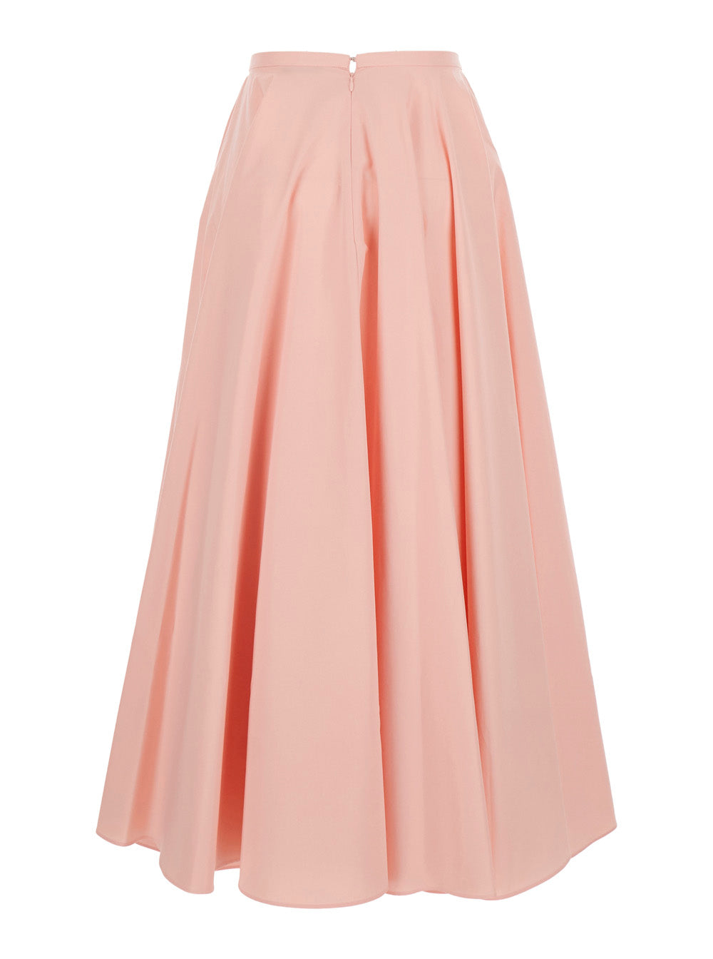Givenchy Women Pink A-Line Skirt With Flared Design In Cotton For Women