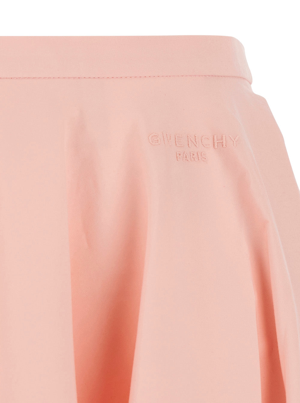 Givenchy Women Pink A-Line Skirt With Flared Design In Cotton For Women