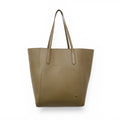 LORO PIANA GREEN SESIA L LEATHER TOTE BAG