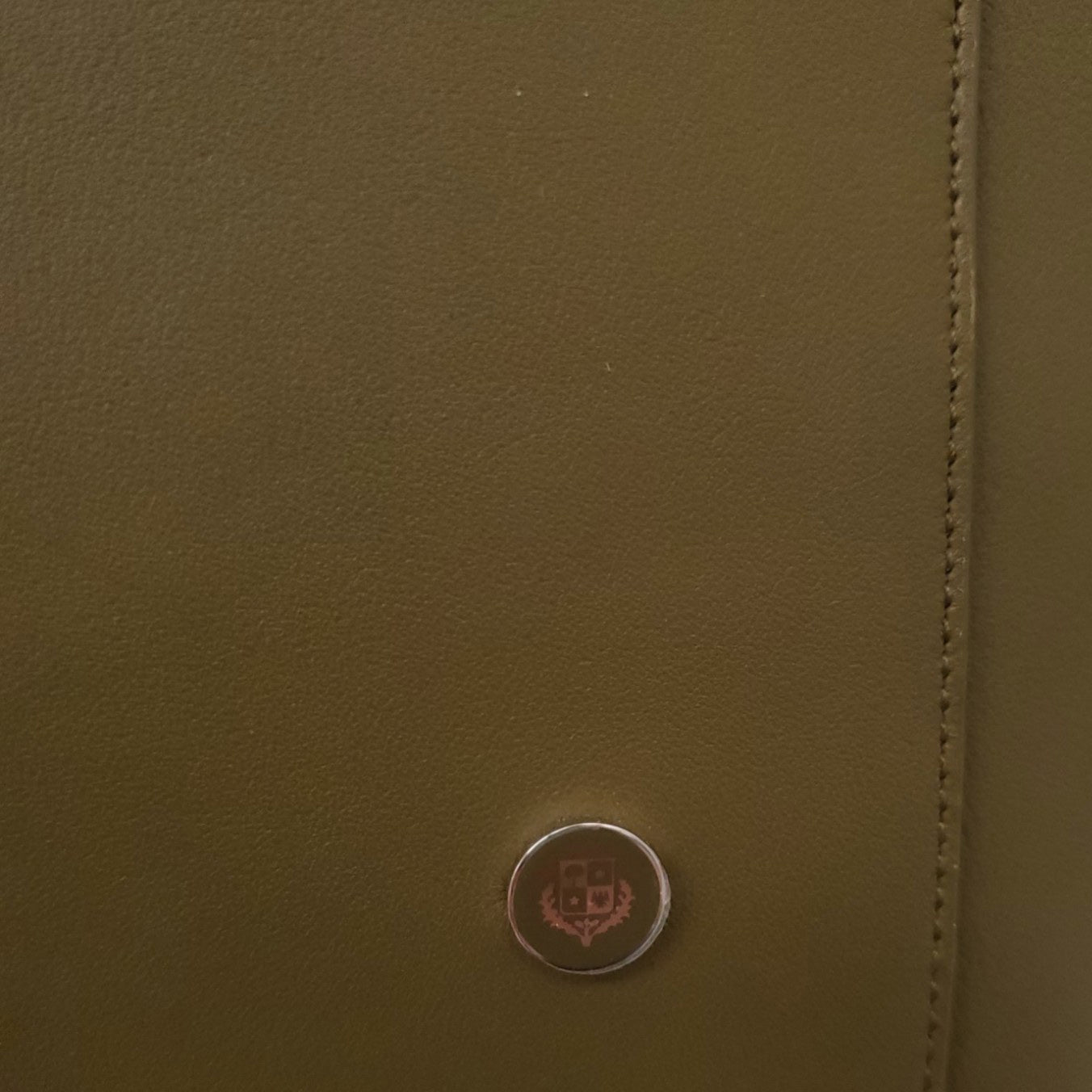 LORO PIANA GREEN SESIA L LEATHER TOTE BAG