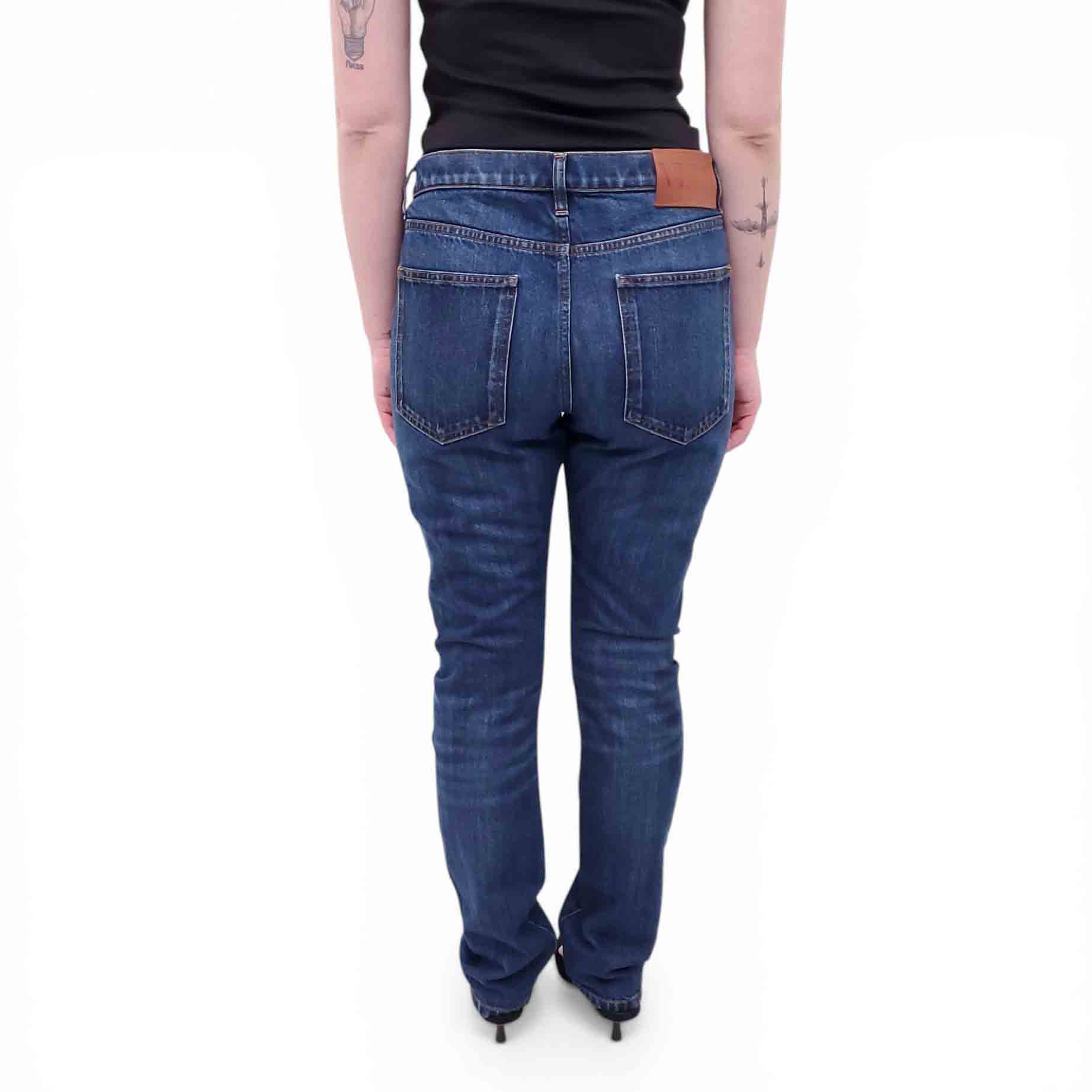 VALENTINO SLIM FIT DARK BLUE JEANS - SIZE 29