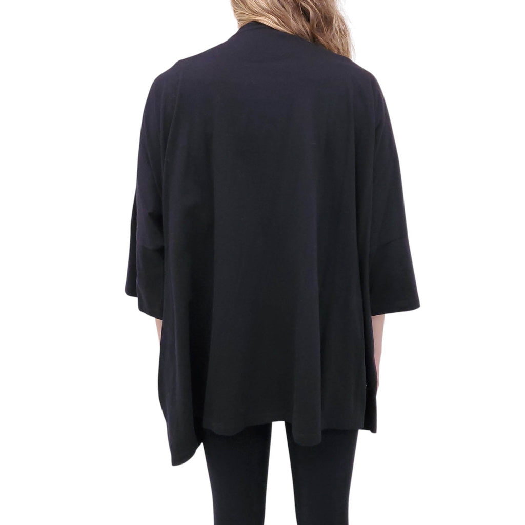 VALENTINO BLACK AND RED OVERSIZED LOGO TUNIC T-SHIRT - SIZE M