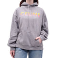 CELINE GREY SWEATSHIRT WITH MULTICOLOURED LOGO - SIZE XXL