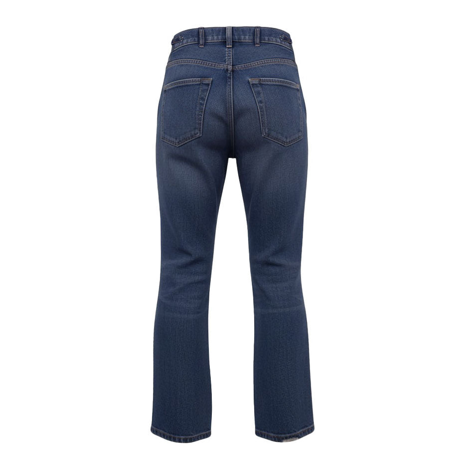 CELINE 'DYLAN FLARE' TRIOMPHE JEANS - SIZE 24