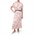 PRADA PRIMULA PRINTED SABLE DRESS - SIZE 44