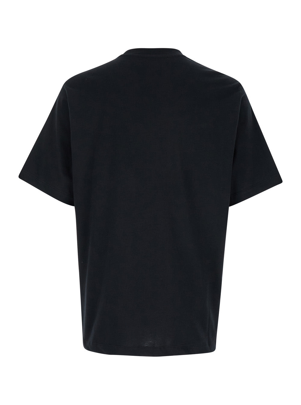 Amiri Men Black Crewneck T-Shirt With Amiri Arts District Logo Print In Cotton Man