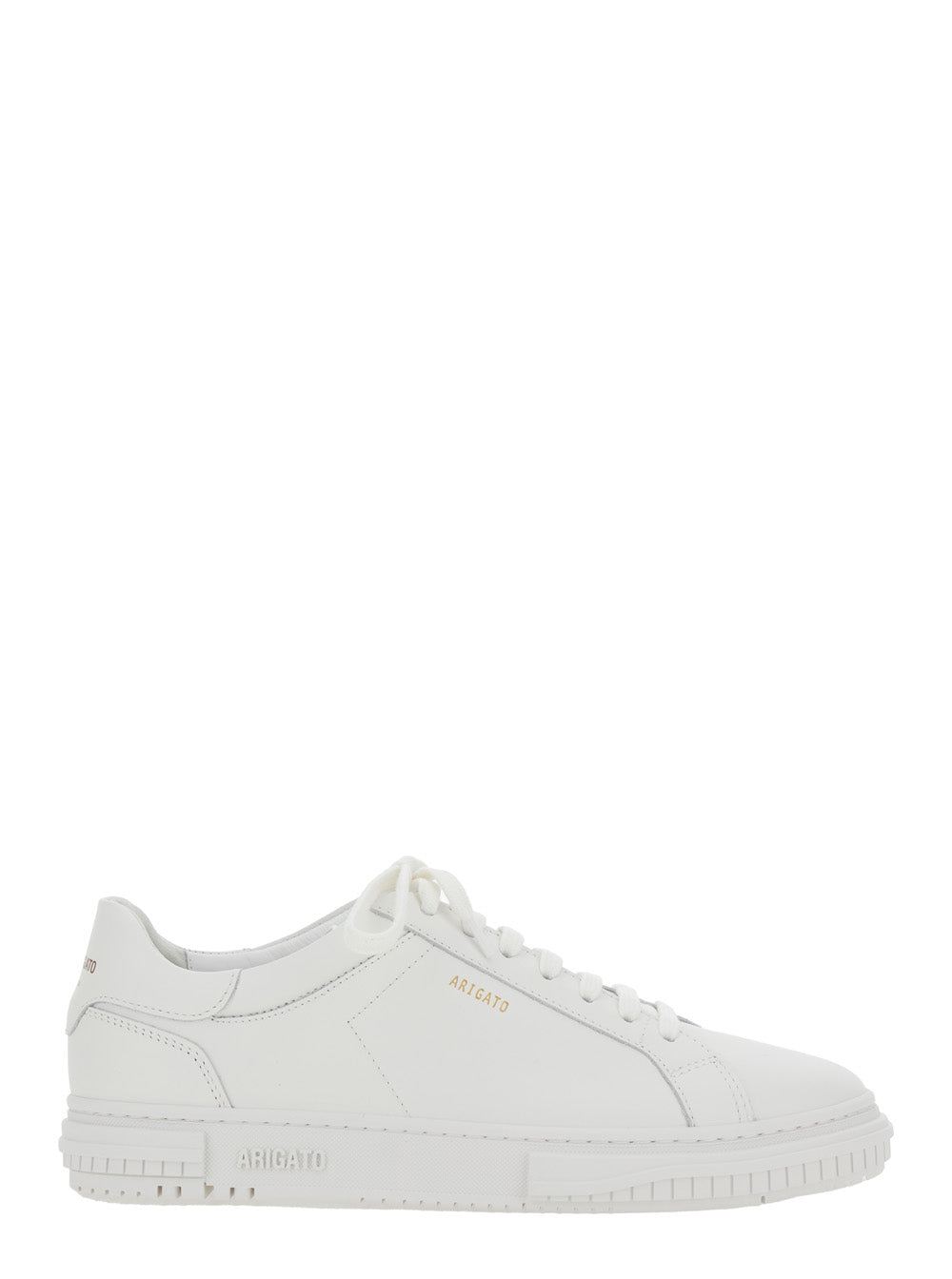 Axel Arigato Men Sneaker 'Atlas' Low Top With Logo Lettering On The Back In White Leather Men
