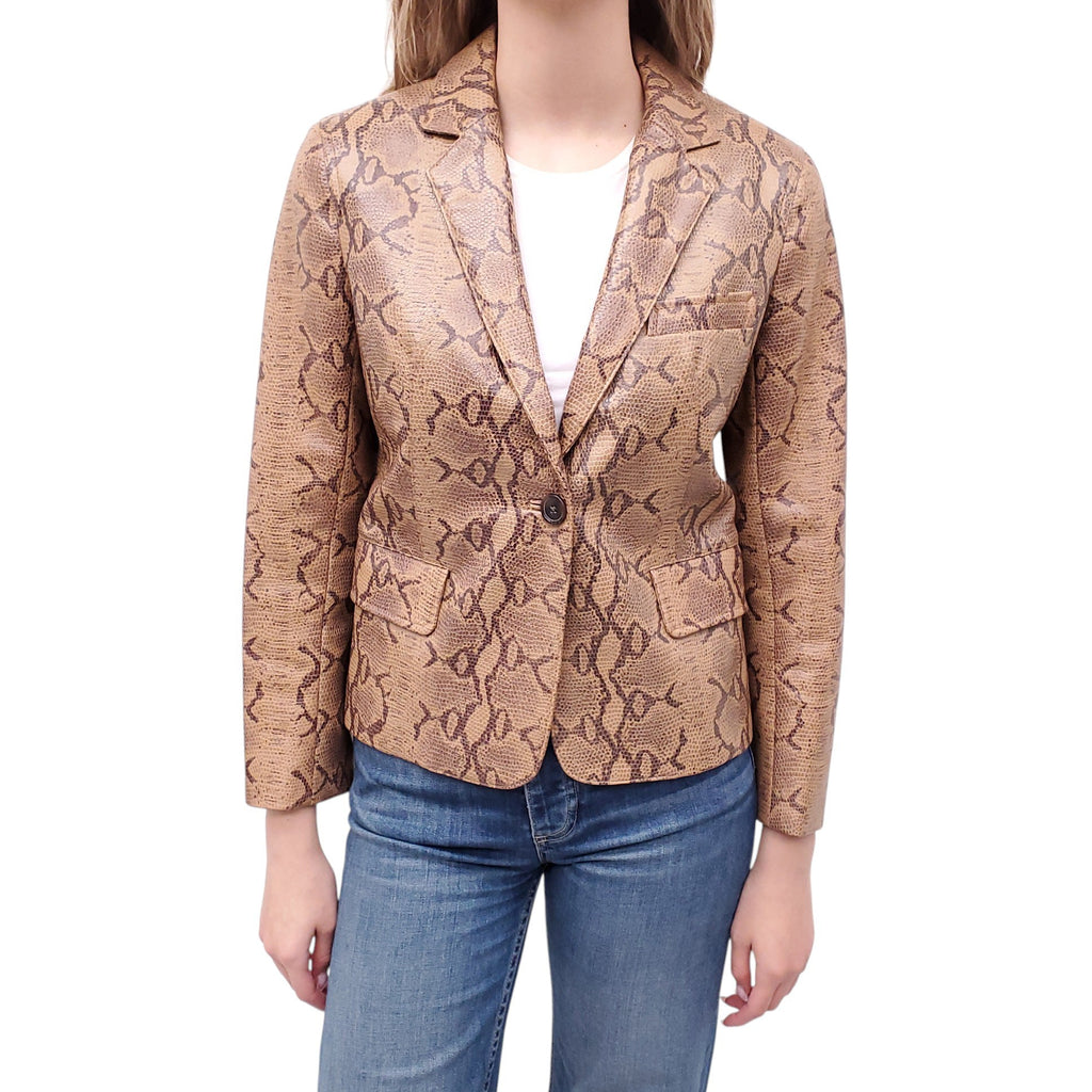 NILI LOTAN PYTHON BLAZER - SIZE 4
