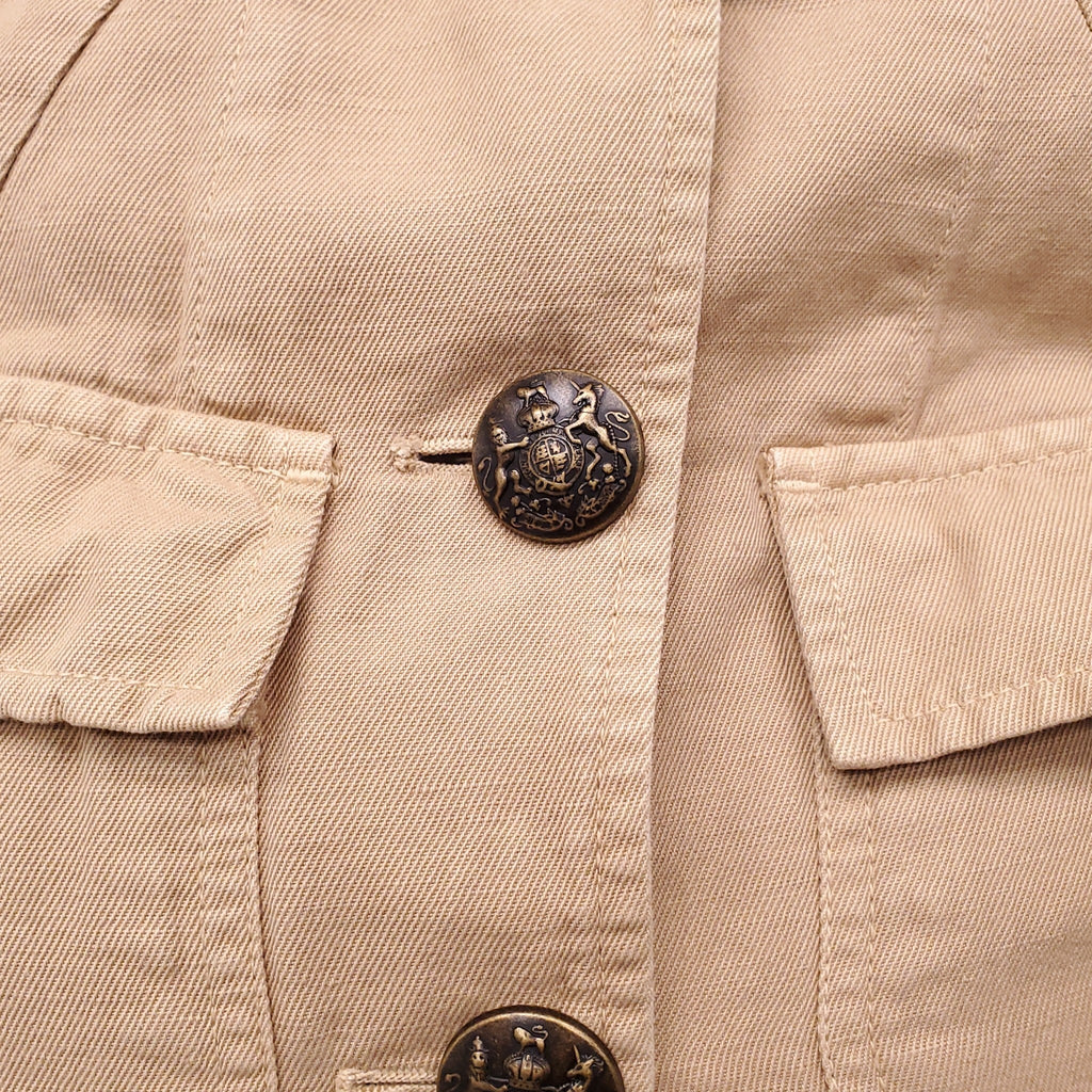 NILI LOTAN KHAKI MILITARY JACKET - SIZE XS