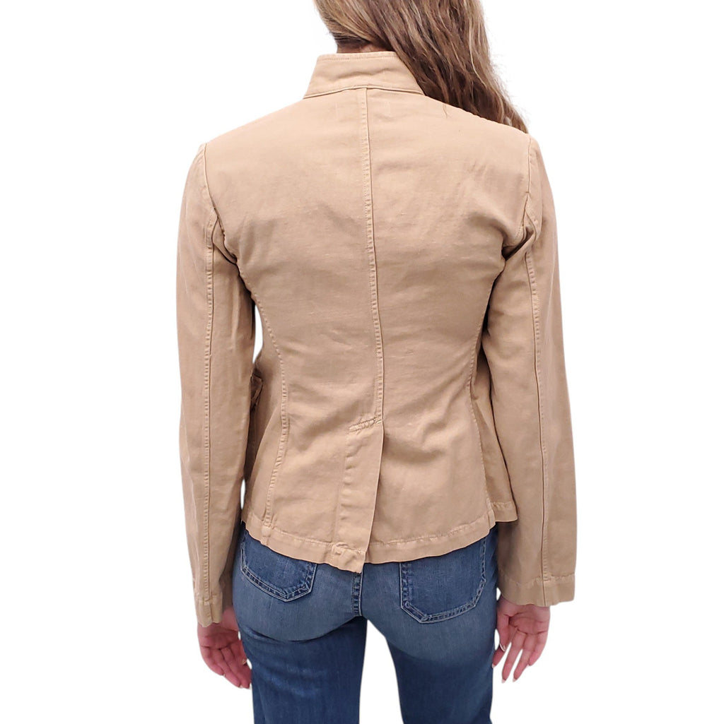 NILI LOTAN KHAKI MILITARY JACKET - SIZE XS
