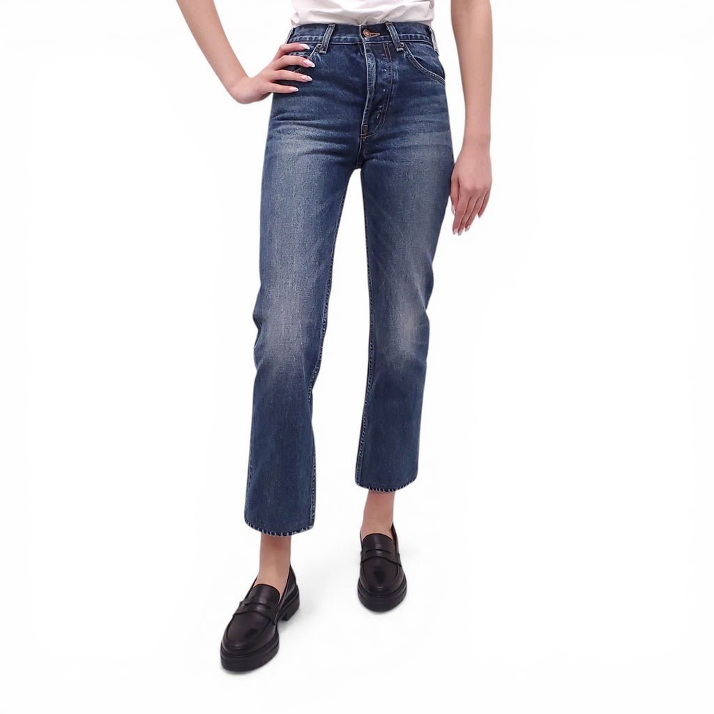 NILI LOTAN DARK WASH 'SMITH' JEANS - SIZE 24