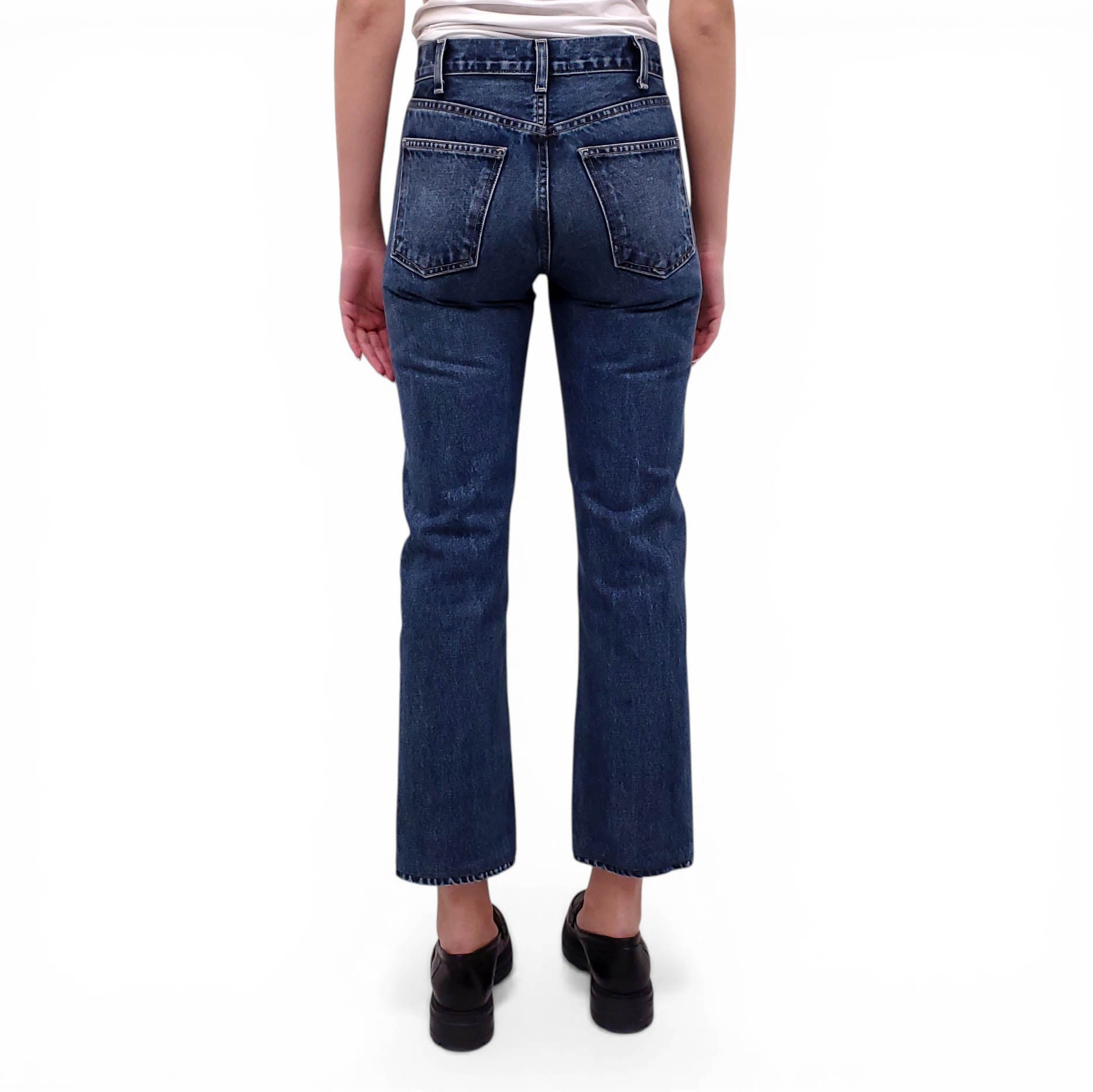 NILI LOTAN DARK WASH 'SMITH' JEANS - SIZE 24