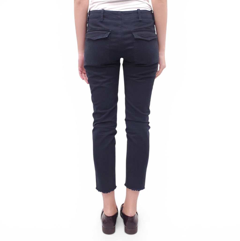 NILI LOTAN NAVY UTILITY CARGO PANTS - SIZE 2