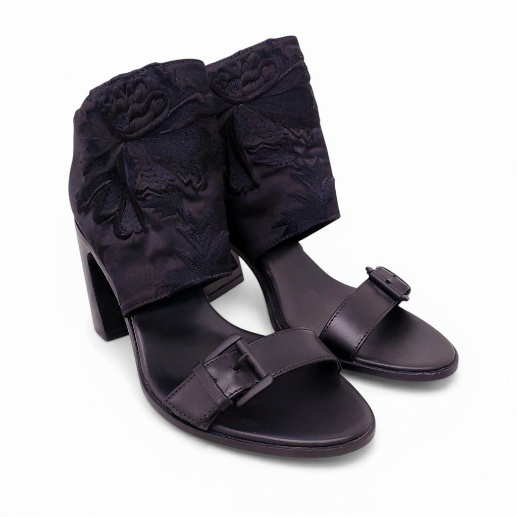 ANN DEMEULEMEESTER BLACK SANDALS - SIZE 40