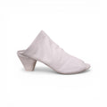 MARSÈLL WHITE LEATHER KITTEN HEELS - SIZE 38.5