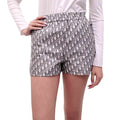CHRISTIAN DIOR GREY OBLIQUE LOGO SHORTS - SIZE 2