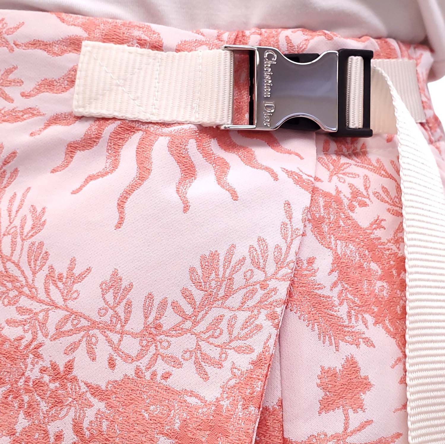 CHRISTIAN DIOR RIVIERA PINK PATTERNED SKORT - SIZE 4