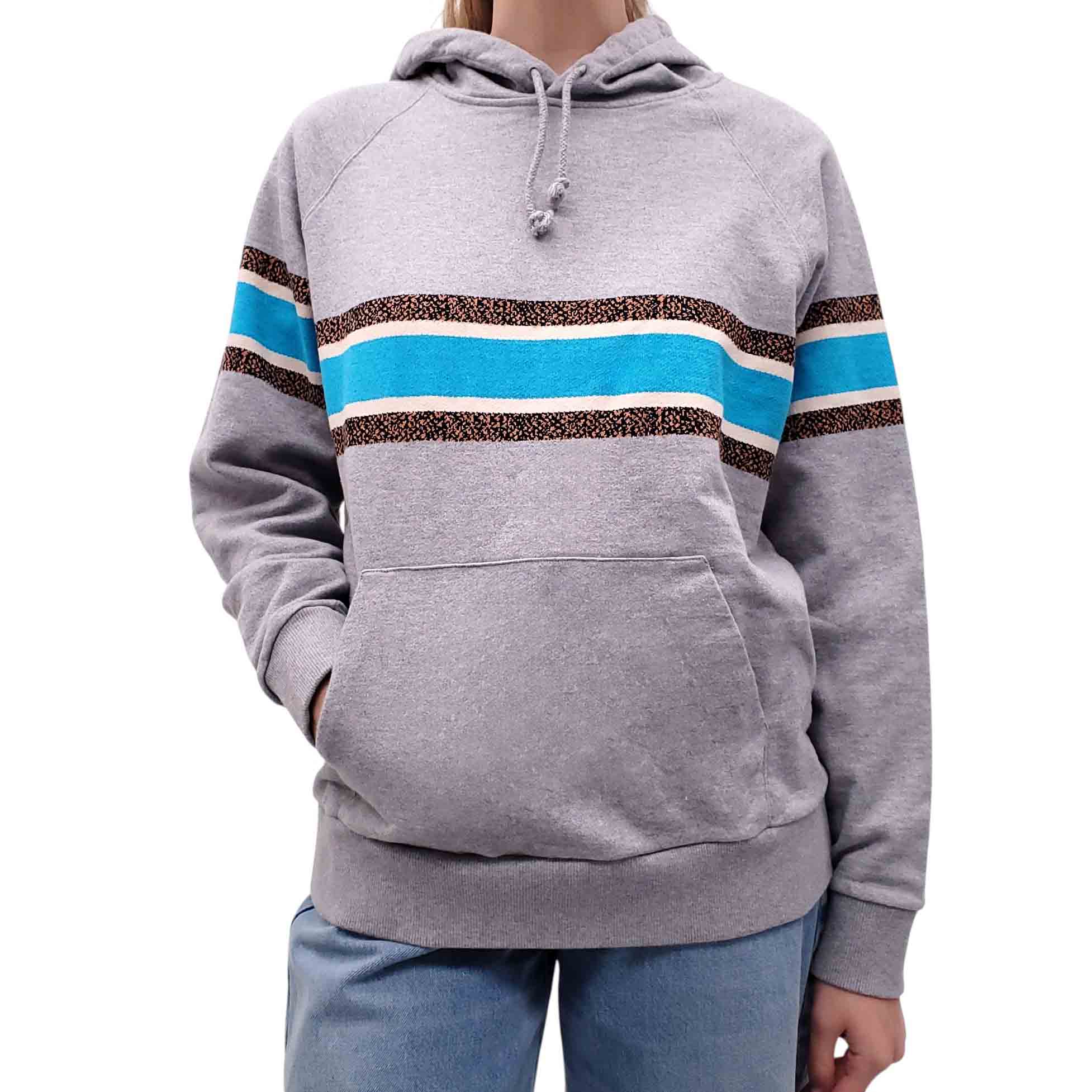 CHRISTIAN DIOR GREY SWEATSHIRT WITH EMBROIDERED DETAIL - SIZE L