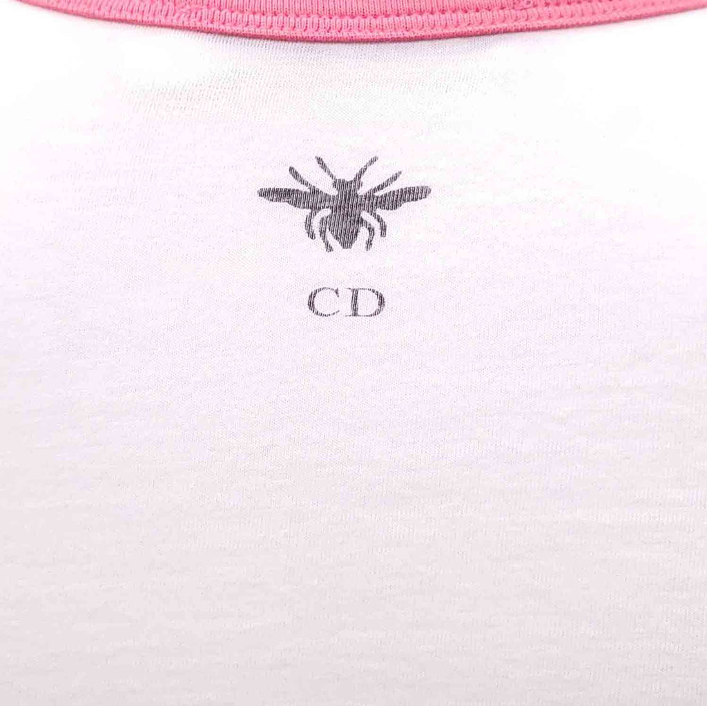 CHRISTIAN DIOR BUTTERFLY LOGO T-SHIRT - SIZE XS