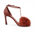 ZIMMERMANN FAUX FUR HEELS - SIZE 40