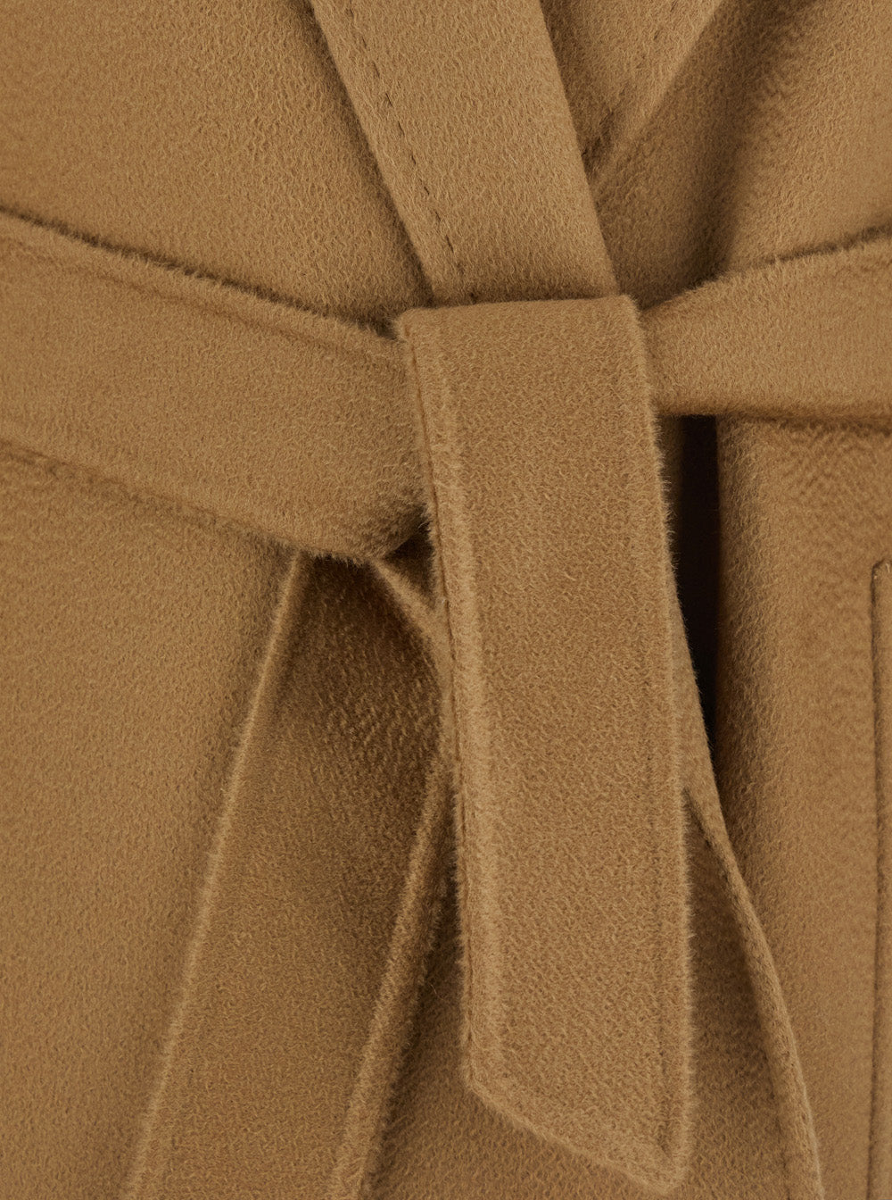 Max Mara Women Coat 'Ludmilla' With Wide Notched Revers In Cashmere And Beige Color For Women