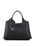 Tod's Women Handbag 'T Timeless' With Embossed Logo And Black Leather Pendant For Women