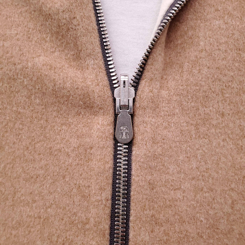 B.C. DOUBLE CASHMERE REVERSIBLE HOODIE JACKET - MEN'S SIZE 52