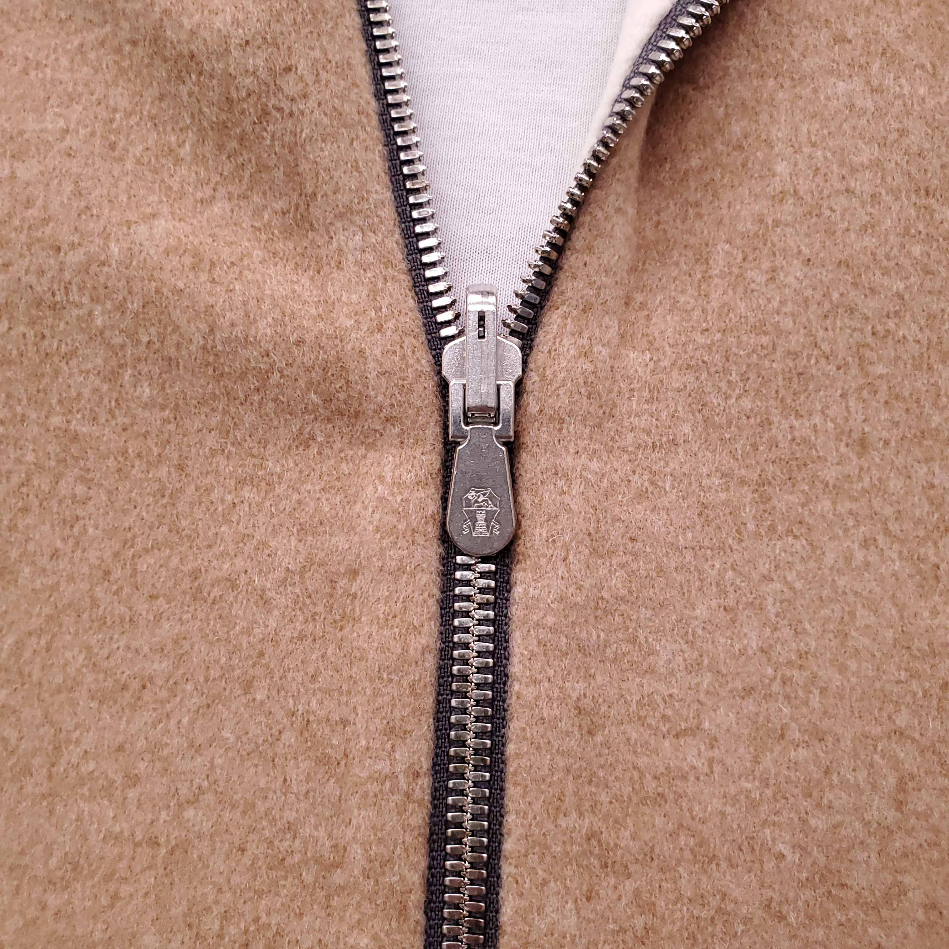 B.C. DOUBLE CASHMERE REVERSIBLE HOODIE JACKET - MEN'S SIZE 52