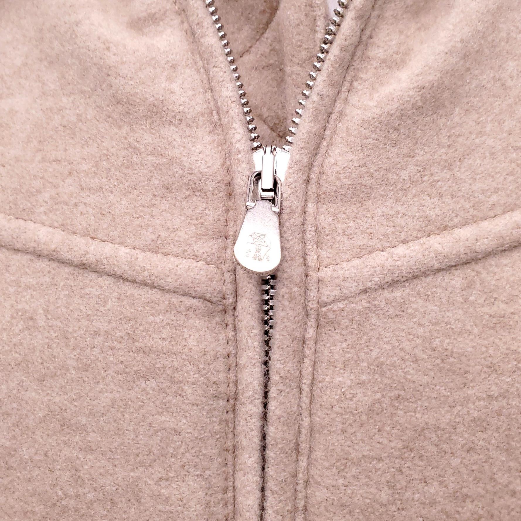 B.C. SHEARLING LINED CASHMERE BOMBER JACKET - MEN'S SIZE M