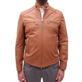 B.C. LEATHER MOTO JACKET - MEN'S SIZE M
