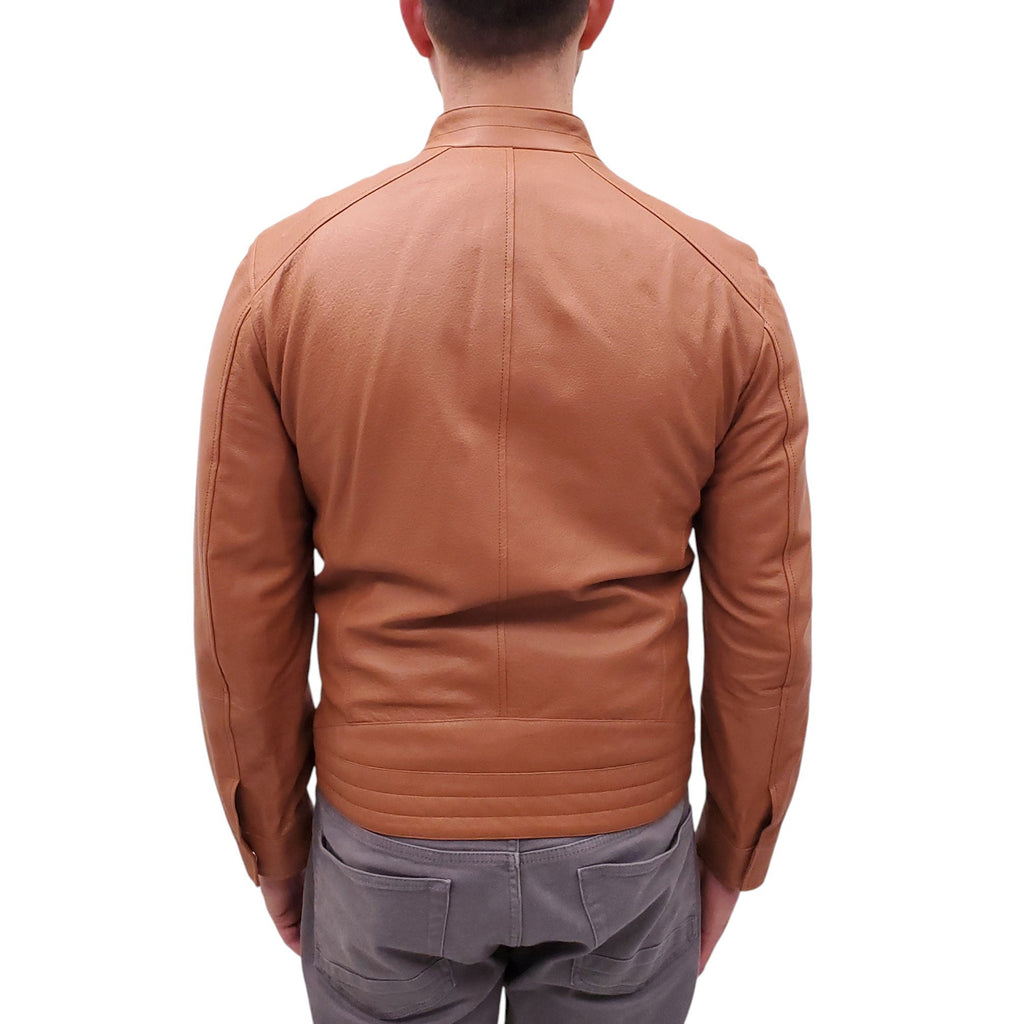 B.C. LEATHER MOTO JACKET - MEN'S SIZE M