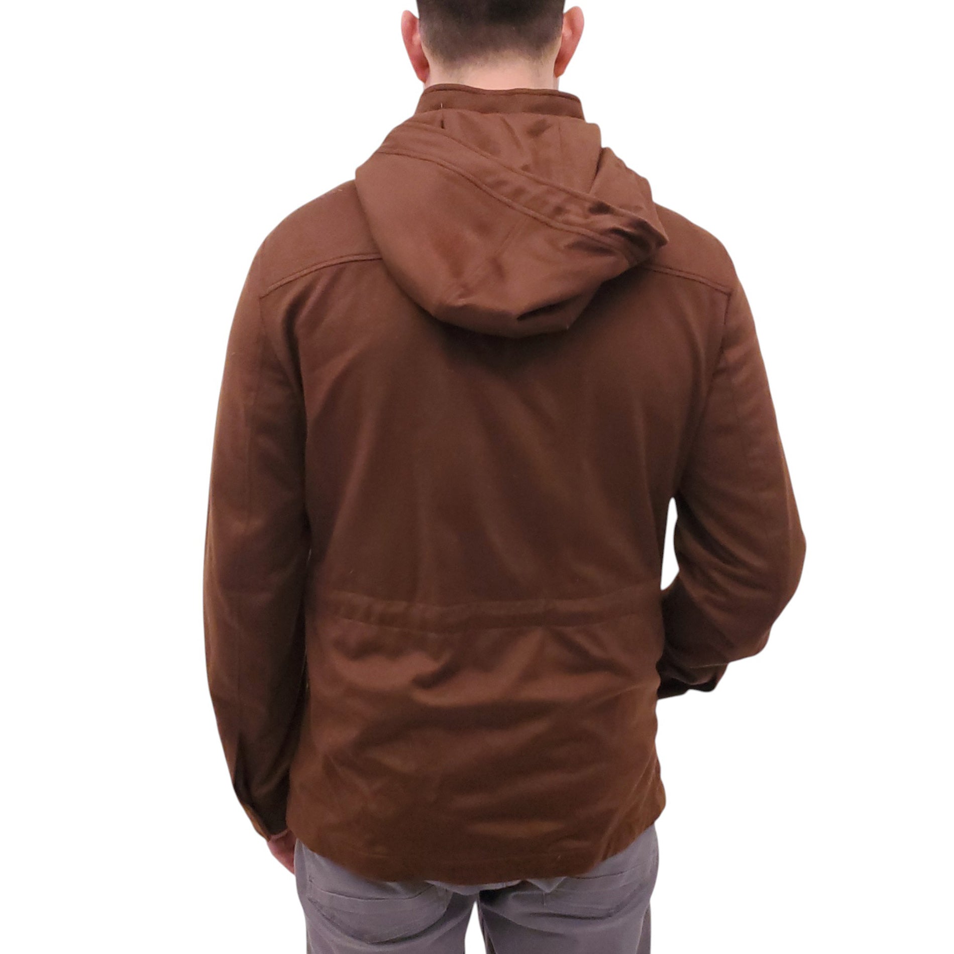 ZEGNA BROWN CASHMERE JACKET - MEN'S SIZE 52