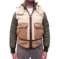 MONCLER DELAGRANGE SHEARLING JACKET - MEN'S SIZE 2 (S)