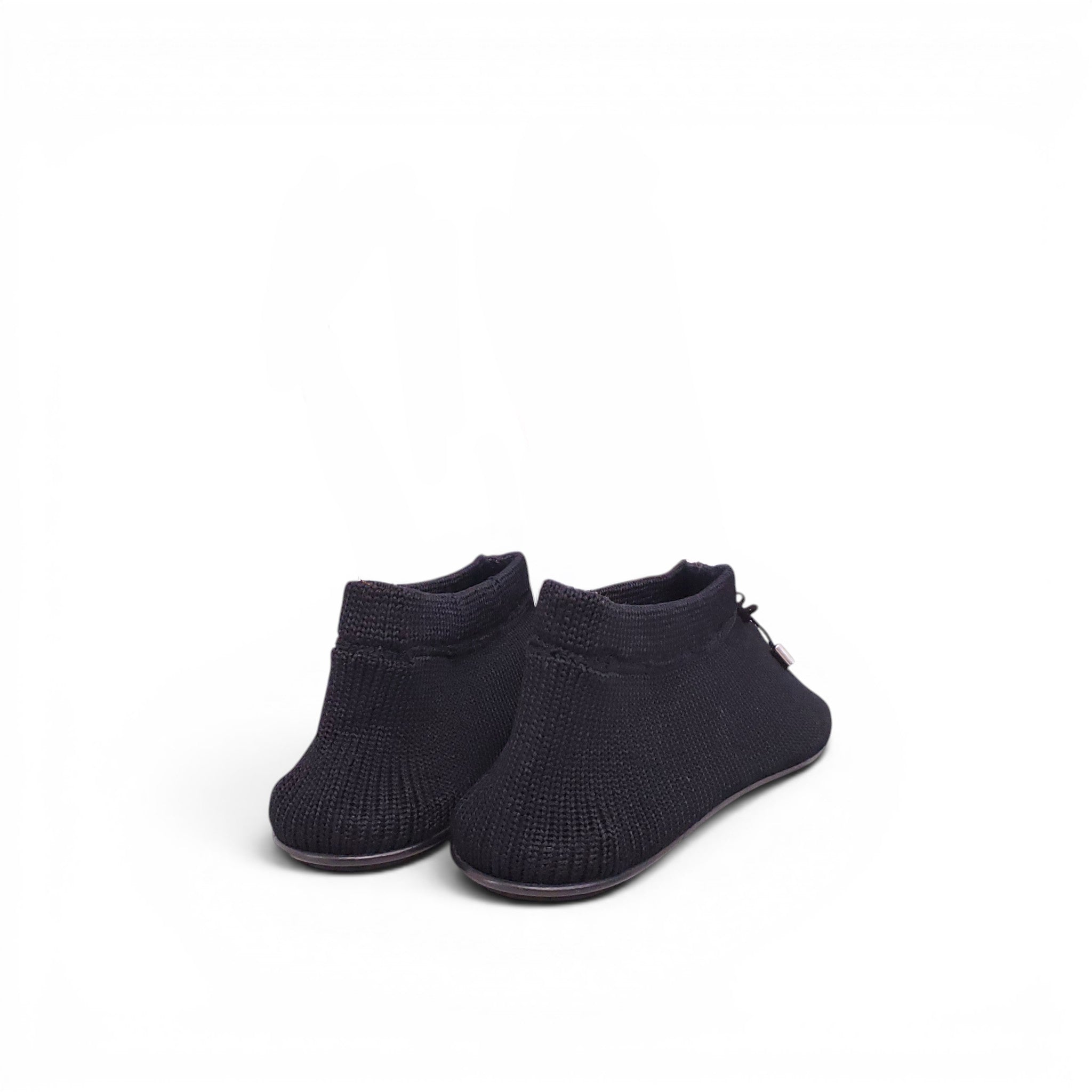 TOTEME BLACK KNIT BALLET FLATS - SIZE 38