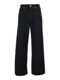 Brunello Cucinelli Women Black Jeans With Logo Patch On The Back And Contrasting Stitching In Denim For Women
