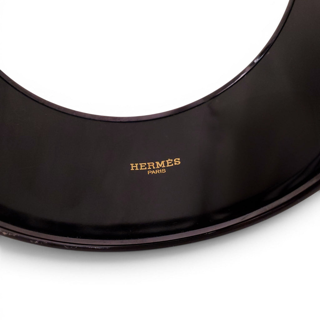 HERMÈS LARGE PURPLE PATTERNED BANGLE