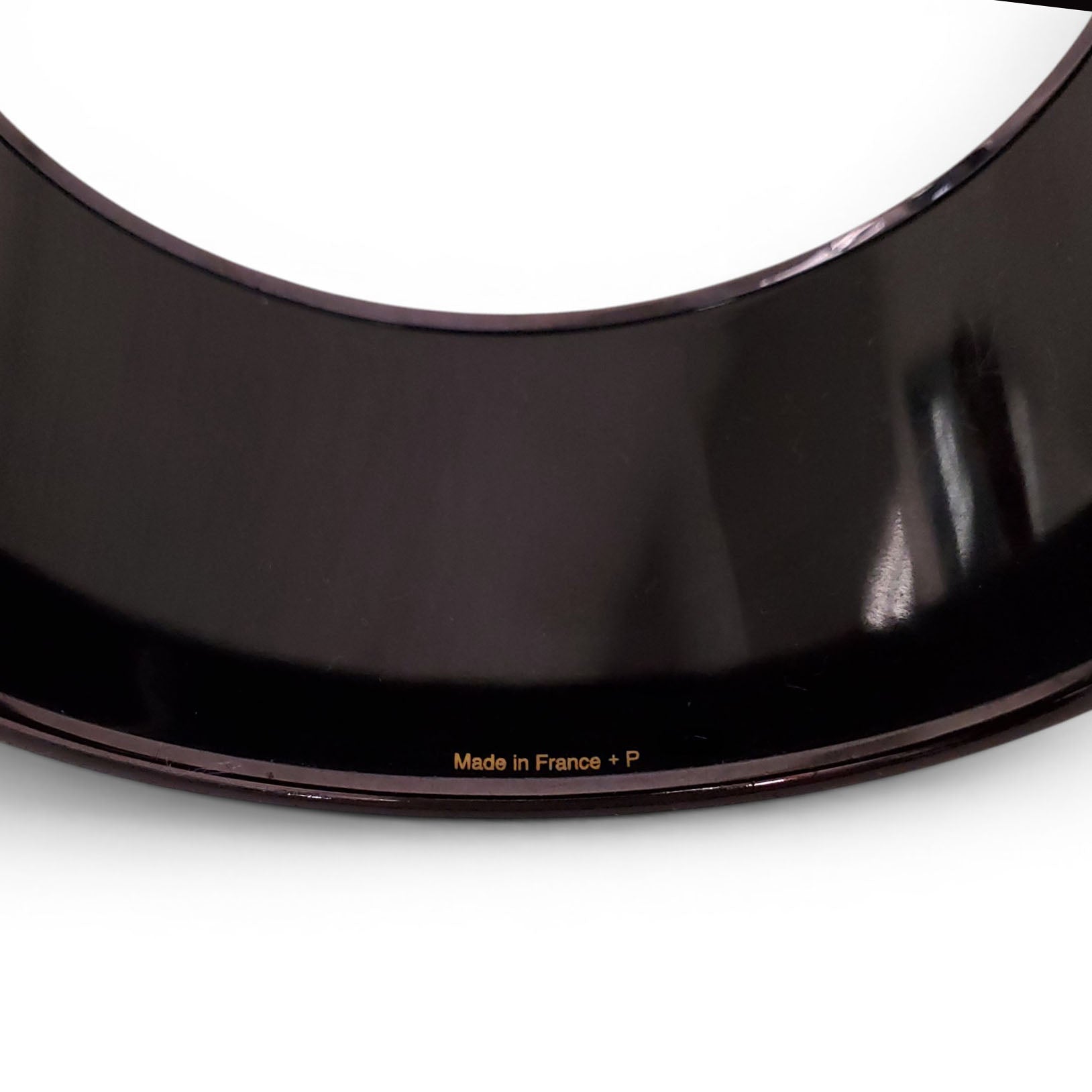 HERMÈS LARGE PURPLE PATTERNED BANGLE