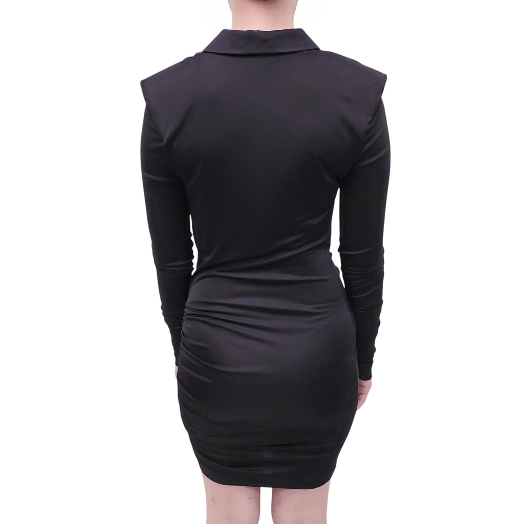 GAUGE 81 BLACK SCOOP NECK DRESS - SIZE XS