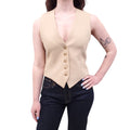 NILI LOTAN KHAKI VEST - SIZE 2