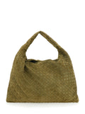 Bottega Veneta Women Large Hop Intreccio 15 Venetian Calf