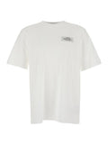 Amiri Men White T-Shirt With Spirit Print On The Front In Cotton For Men
