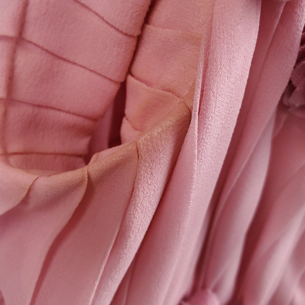 CHANEL S/S 2002 PINK TANK TOP WITH ROSETTE DETAILS - SIZE 40