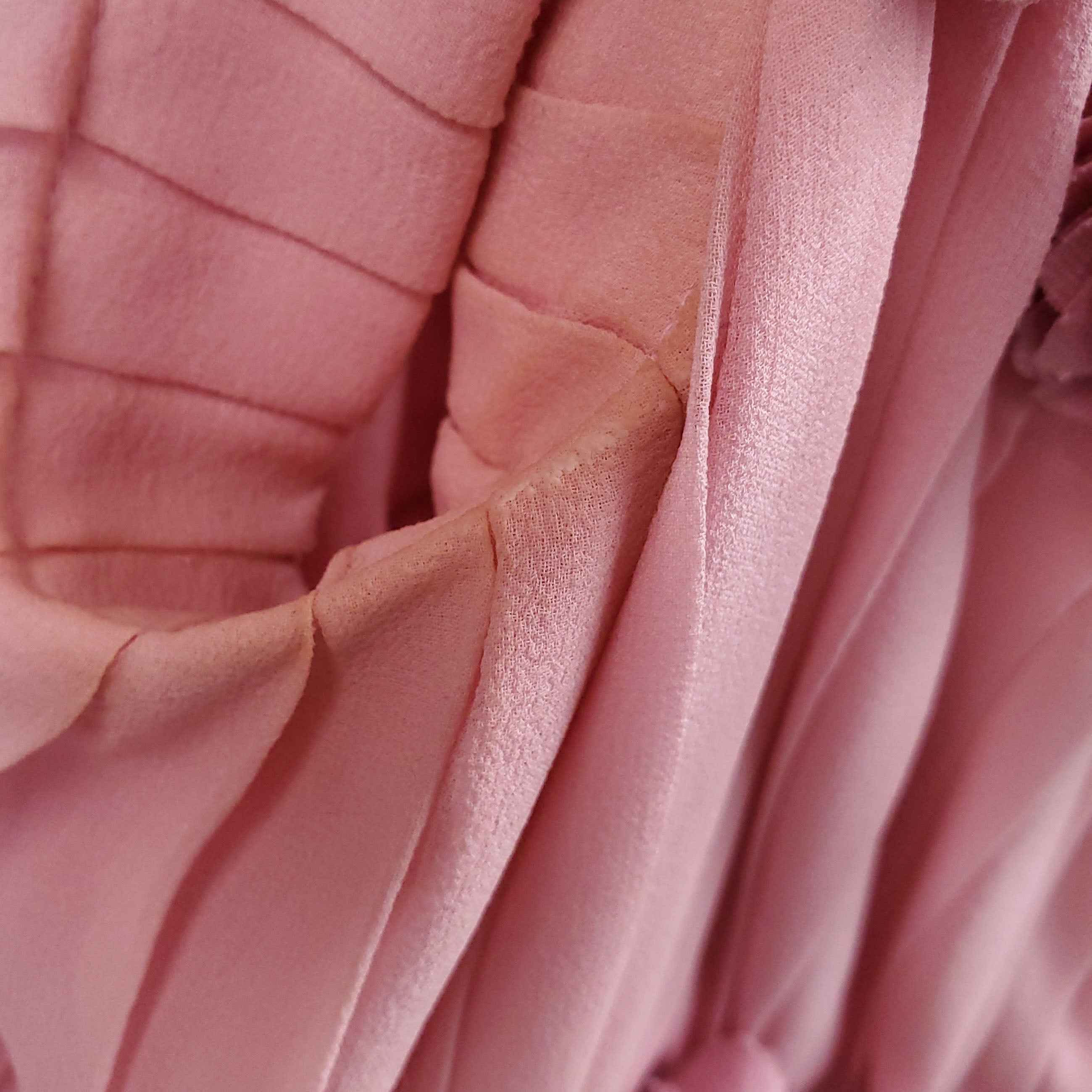 CHANEL S/S 2002 PINK TANK TOP WITH ROSETTE DETAILS - SIZE 40