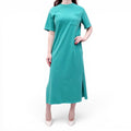 XIRENA GREEN LONG-TSHIRT DRESS WITH POCKET - SIZE XS