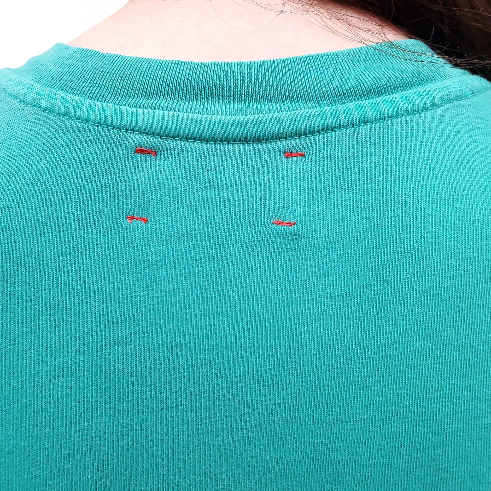 XIRENA GREEN LONG-TSHIRT DRESS WITH POCKET - SIZE XS