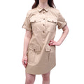 VERONICA BEARD KHAKI SAFARI DRESS - SIZE 8