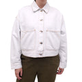 FRAME LIGHT WASH DENIM JACKET - SIZE M
